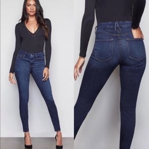 NWOT Good American Good Legs High Waist Dark Wash Skinny Jeans 12 31
